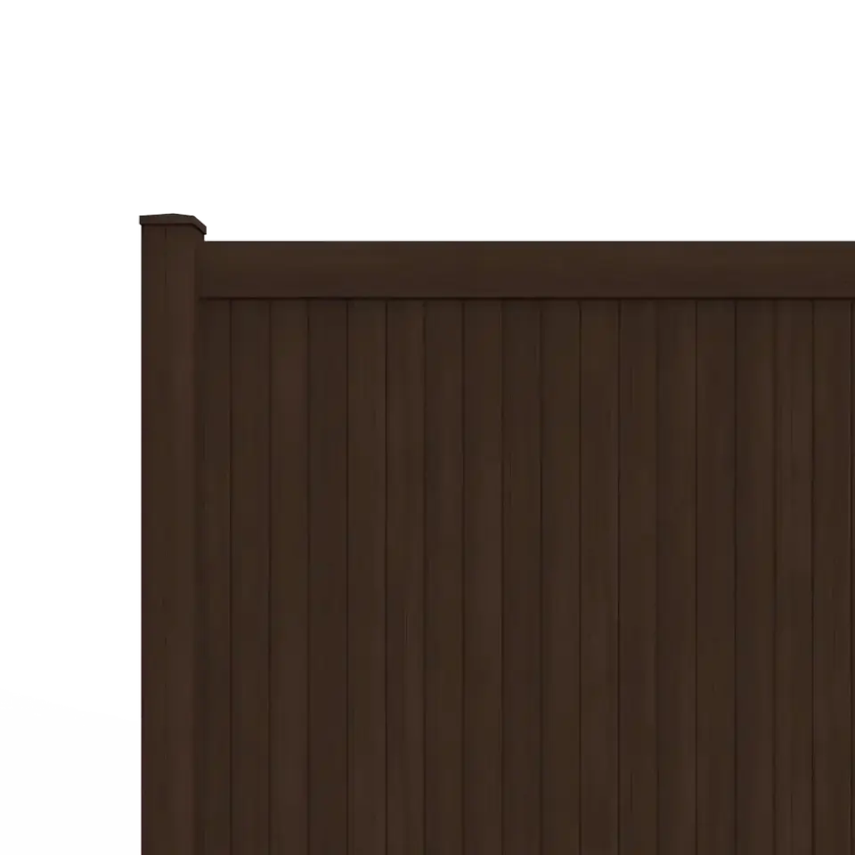 Sequoia vinyl fence color