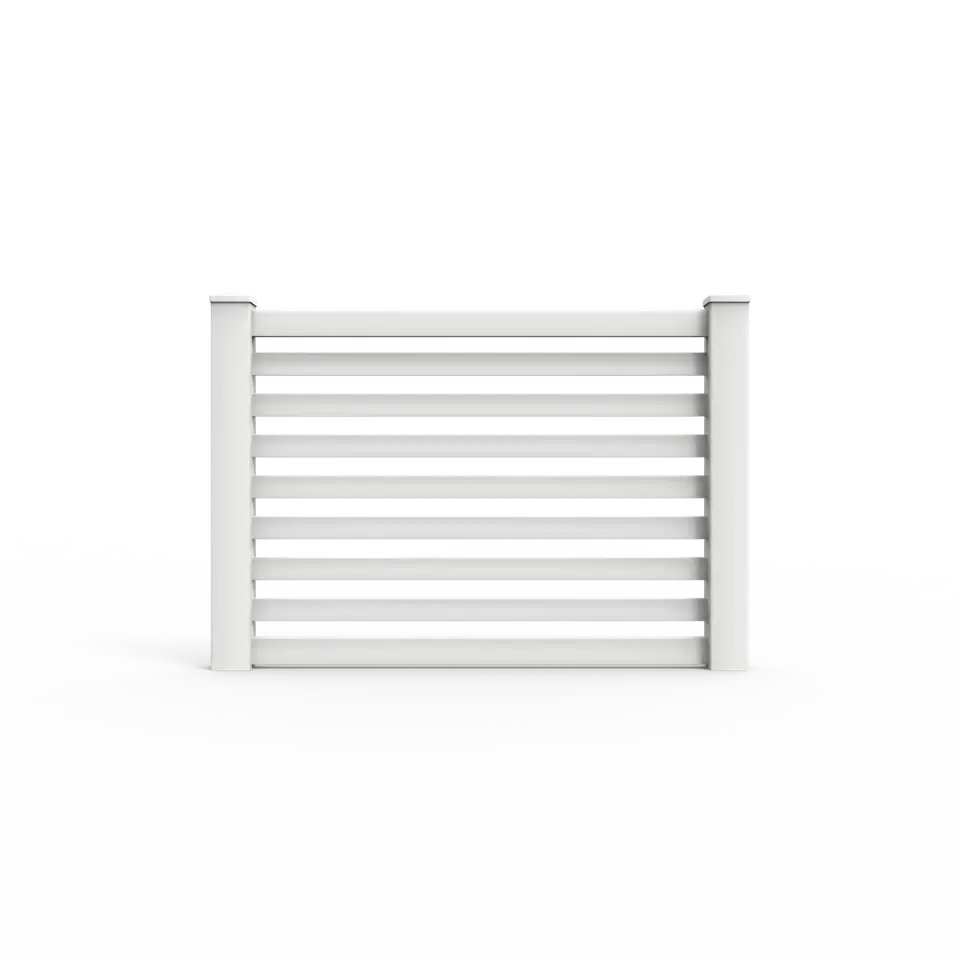 Vinyl horizontal picket fence style